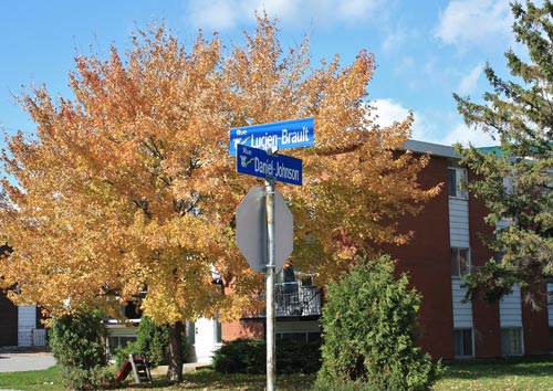La rue Lucien-Brault dans le secteur Hull de Gatineau.